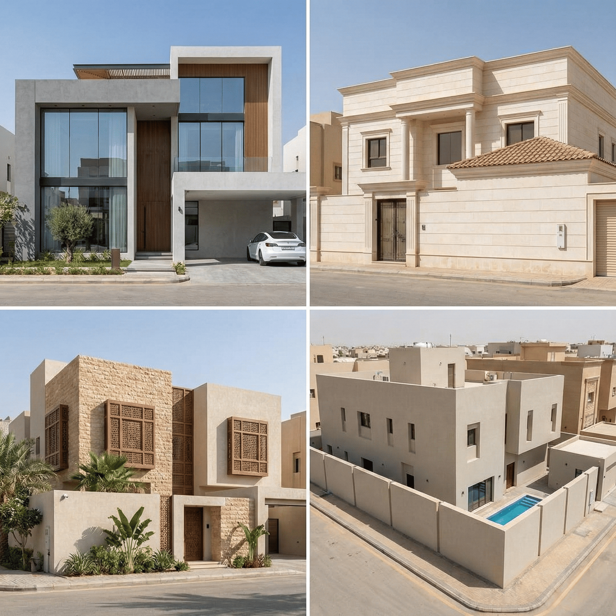 قصور وفلل فاخرة